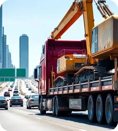 Construction Equipment Transport Services